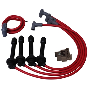 MSD SUPER CONDUCTOR SPARK PLUG WIRE SET - HONDA CIVIC SOHC W/TOWER CAP