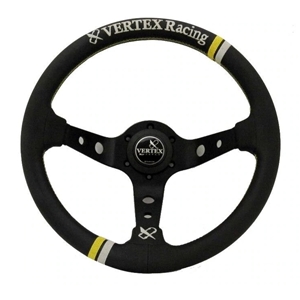 VERTEX STEERING WHEEL ..VERTEX RACING..330MM DEEP DISH