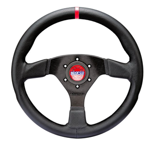 SPARCO STEERING WHEEL R383 CHAMPION BLK/BLK