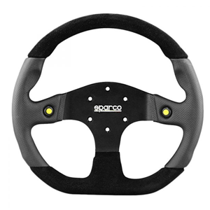 SPARCO STEERING WHEEL L999 MUGELLO BLK/BLK/BL