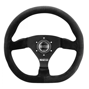 SPARCO STEERING WHEEL L360 RING SUEDE BLACK