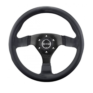 SPARCO STEERING WHEEL STRADA PERF BLK/BLK