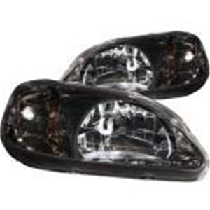 JDM Brand Headlights - Honda Civic 99-00 Gunmetal Housing