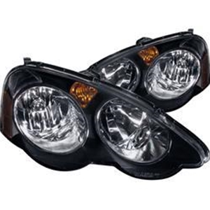 JDM Brand Headlights - Acura RSX 02-04 Black Housing