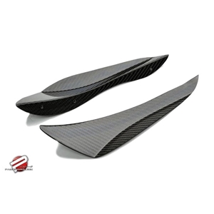 PASSWORD:JDM DRY CARBON FIBER CANARDS - HONDA CRZ (2010+)