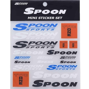 Spoonsports Mini Sticker Set - 126mm x 127mm