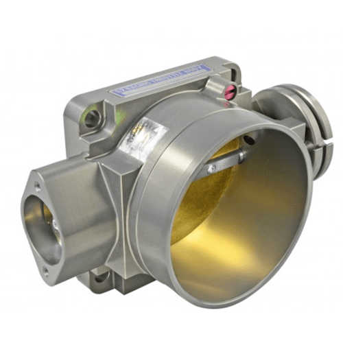 Ultra Series Billet 90mm Throttle Body Silver - Honda / Acura (Ford Mustang 5.0L Bolt Pattern)