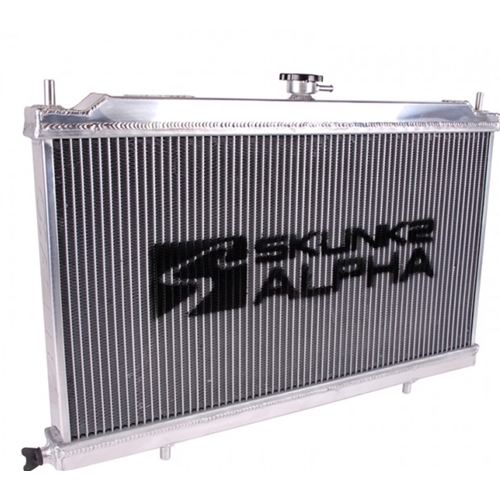 Alpha Series Full-Size Dual-Core Aluminum Radiator - 1988-1991 Honda Civic CRX