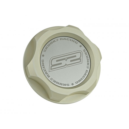 Billet Oil Cap Raw - Fits Most Honda / Acura (32mm x 2.8mm Tread Pitch)