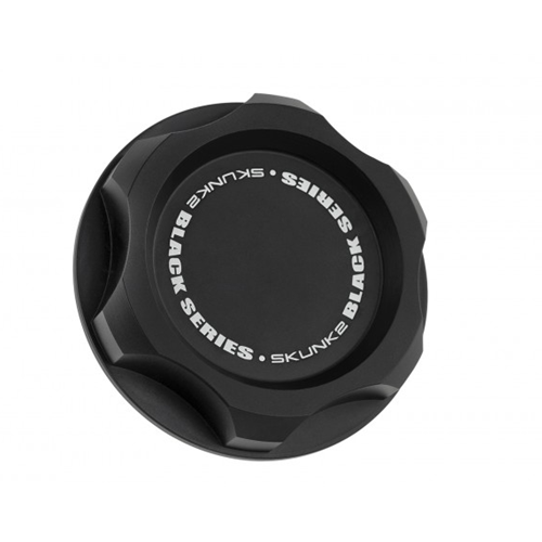 Billet Oil Cap Black - Fits Most Honda / Acura (32mm x 2.8mm Tread Pitch)