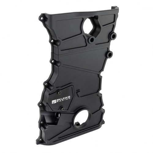 Billet Timing Chain Cover Black Anodized - Honda / Acura K24 v2