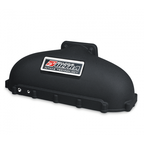 Ultra Series Race Center-Feed Intake Manifold Plenum Black - Honda / Acura B/ K-Series