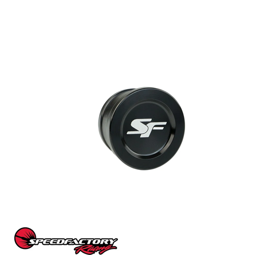 SpeedFactory Billet Aluminum B Series Block Off Plug - Black