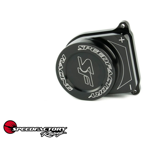 SpeedFactory Racing Billet GSR Distibutor Cap Block Off - Black