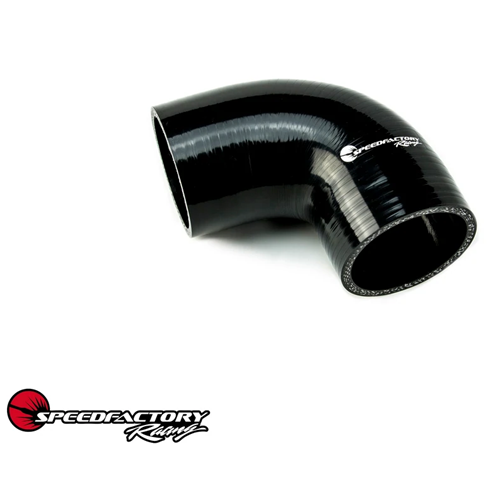 SpeedFactory 2” 90° Silicone Coupler 4 Ply Black