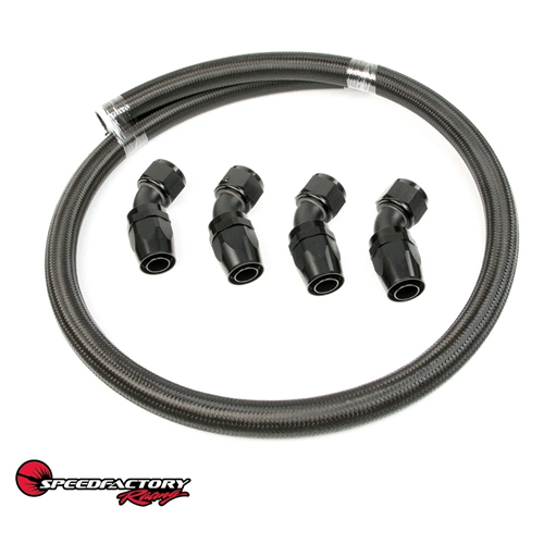 SpeedFactory -16an Tucked Radiator Hose & Fitting Kit - B Series