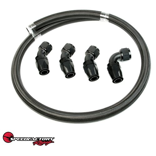 SpeedFactory -16an Tucked Radiator Hose & Fitting Kit - K Series