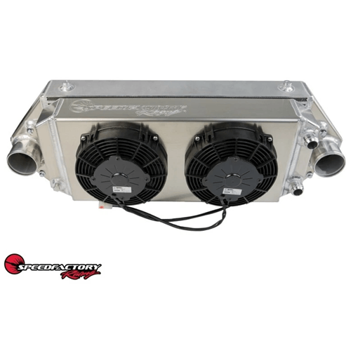 SpeedFactory Standard Dual Backdoor Intercooler Combo with B/D/H Series -16AN Tucked Radiator