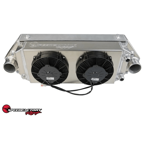 SpeedFactory HP Dual Backdoor Intercooler Combo with K-Series -16AN Tucked Radiator