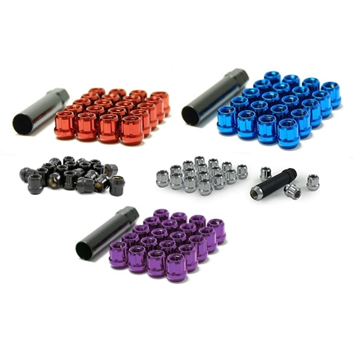 MUTEKI OPEN END Locks SET 12X1.25 BLACK