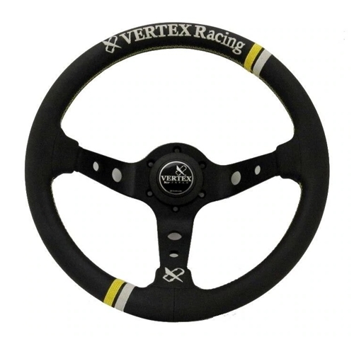 VERTEX STEERING WHEEL ..VERTEX RACING..330MM DEEP DISH