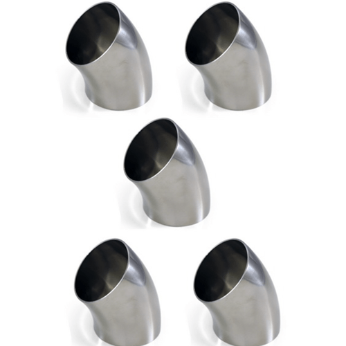 2" Stainless Steel Short Radius 45 Degree Bend - 5 Pack