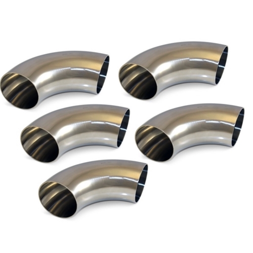 1.75" Stainless Steel Short Radius 90 Degree Bend - 5 Pack