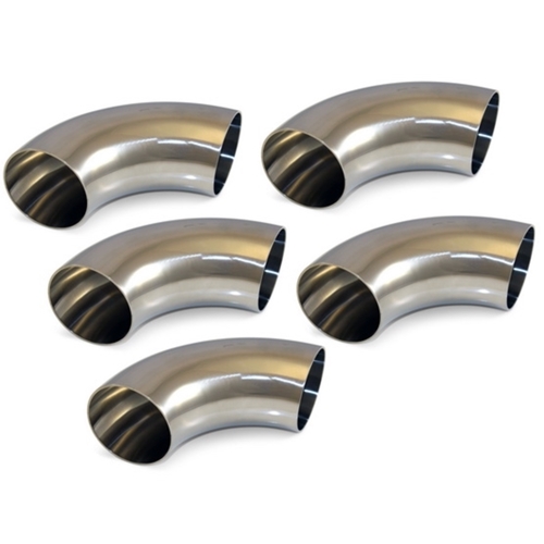 2" Stainless Steel Short Radius 90 Degree Bend - 5 Pack