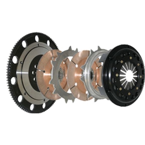 Competition Clutch Nissan 350Z / 370Z / G35 / G37 VQ35HR, VQ37HR - 225MM MPC RIGID ORGANIC TWIN DISC - 18.59kgs