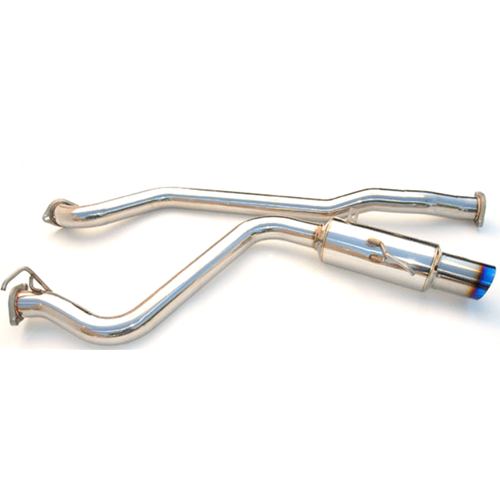 2008-2014 SUBARU WRX 4 DOORS SINGLE RACING TITANIUM TIP CAT-BACK