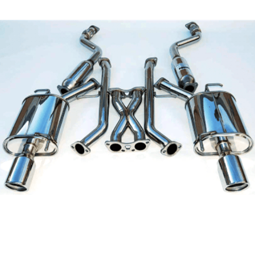 2007+ NISSAN 07-UP G35 4DOOR Q300 STAINLESS STEEL TIPS CAT-BACK