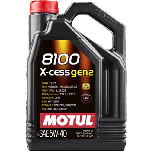 Motul Engine Oil 8100 X-CESS 5W40 5L