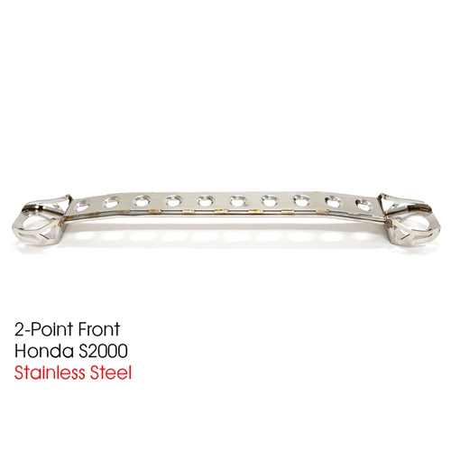 Front 2-Point Strut Tower Bar  Stainless Steel - Honda S2000