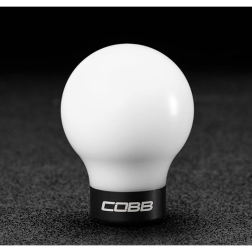 Mitsubishi COBB Knob - White Knob w/ Stealth Black