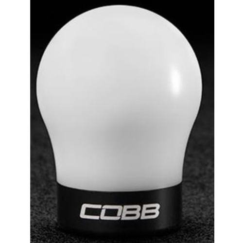 Ford Shift Knob Focus ST 2013-2018, Focus RS 2016-2018, Fiesta ST 2014-2019 - White Knob w/ Stealth Black