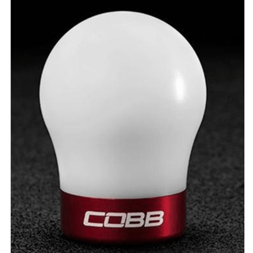 Ford Shift Knob Focus ST 2013-2018, Focus RS 2016-2018, Fiesta ST 2014-2019 - White Knob w/ Race Red