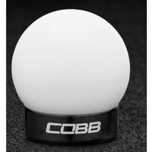 Ford Mustang Shift Knob - White Knob w/ Stealth Black