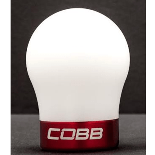 Volkswagen COBB Knob - White Knob w/ Race Red