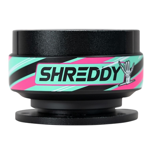 Quick Release - Black Body/Black ring with Shreddy Collab version 2 SFI no Horn