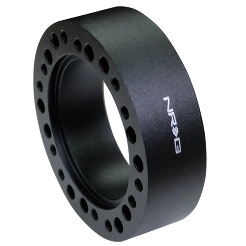 Hub Spacer 1" in Black, Adjust to Euro Spec