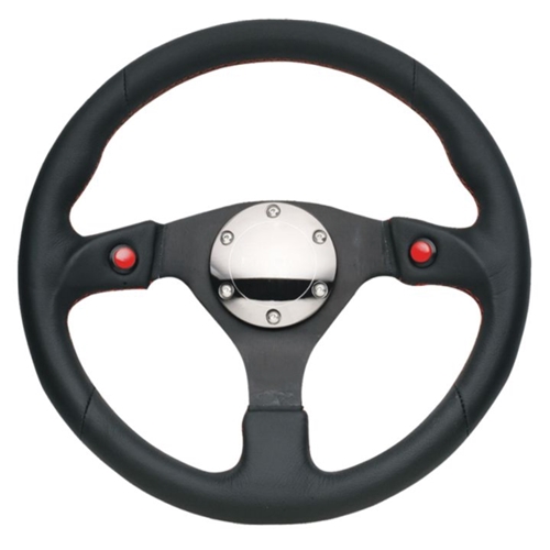 Reinforced Steering Wheel- 320mm Sport Steering Wheel w/ Dual T