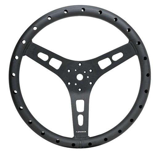 Reinforced Steering Wheel - 380mm Sport Full Aluminum Light Weight Welded Steering Wheel