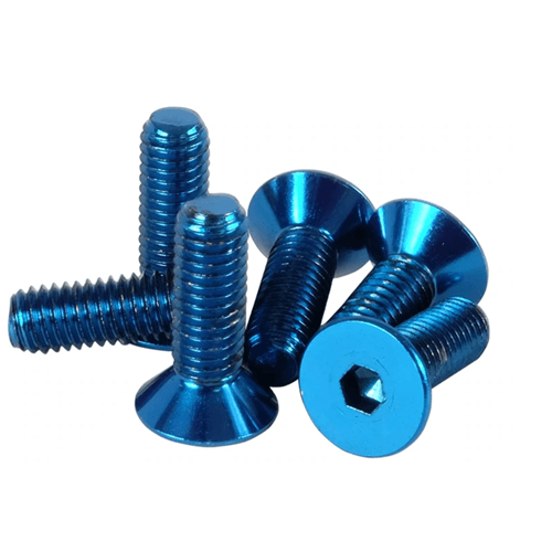 Steering Wheel Screw Kit Upgrade Blue "CONICAL"