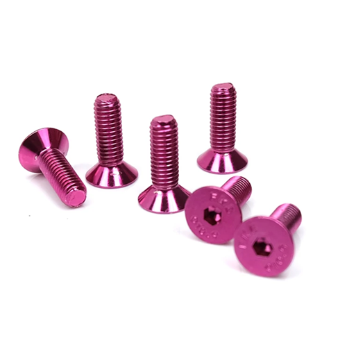 Steering Wheel Screw Kit Upgrade Pink "CONICAL"