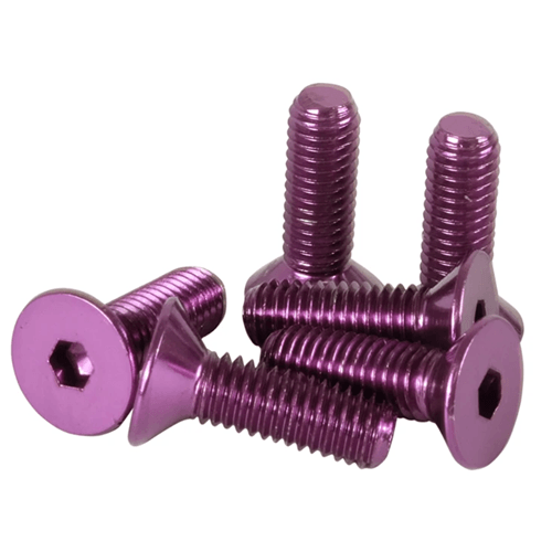 Steering Wheel Screw Kit Upgrade Purple "CONICAL"