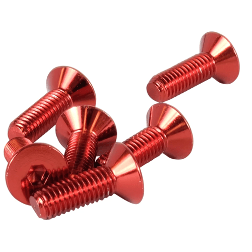 Steering Wheel Screw Kit Upgrade Red "CONICAL"