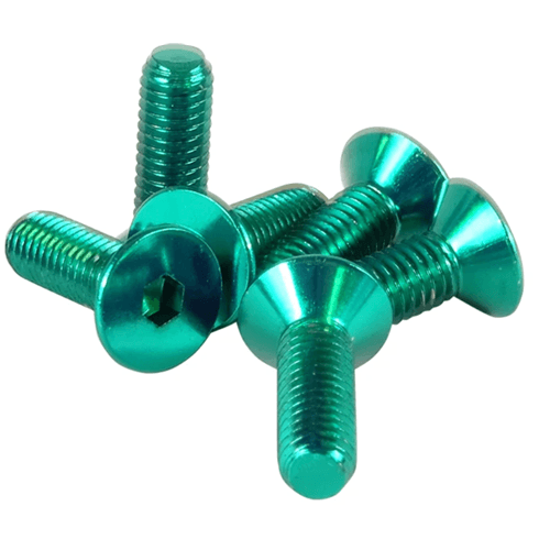 Steering Wheel Screw Kit Upgrade Green "CONICAL"