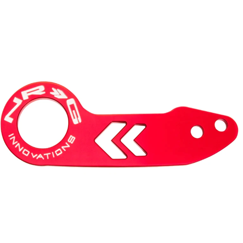 Rear tow hook - Universal Fitment - Anodized Red