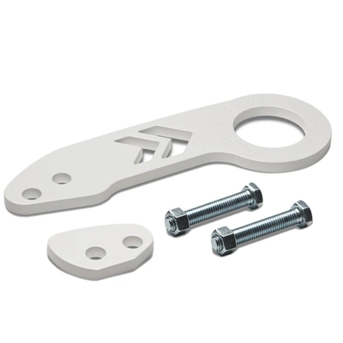 Rear tow hook - Universal Fitment - White powder coat