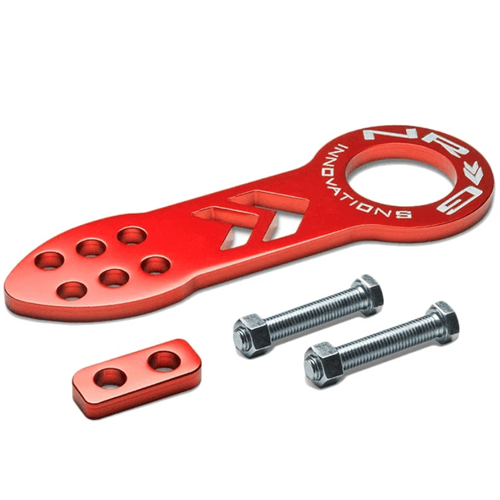 Front tow hook - Universal Fitment - Anodized Red